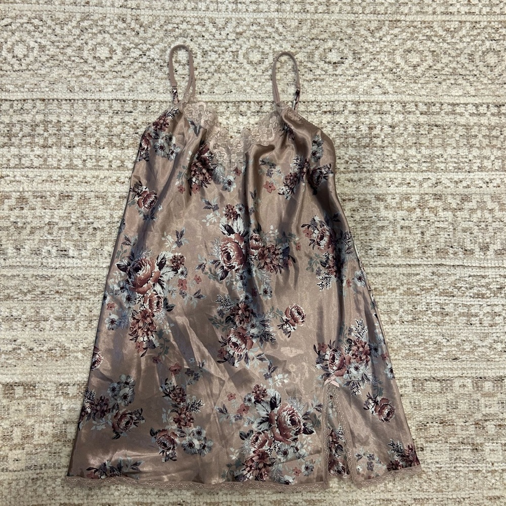 Light purple slip dress
